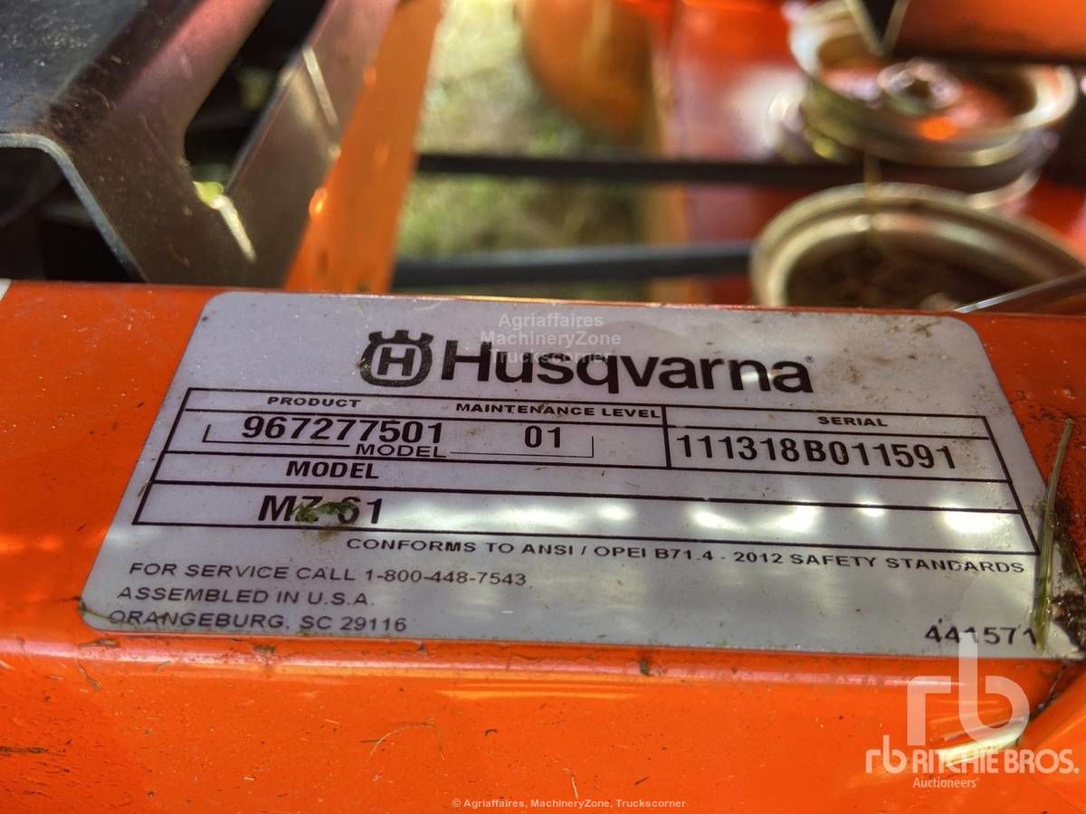 Husqvarna MZ61 Zero-Turn - Photo 5